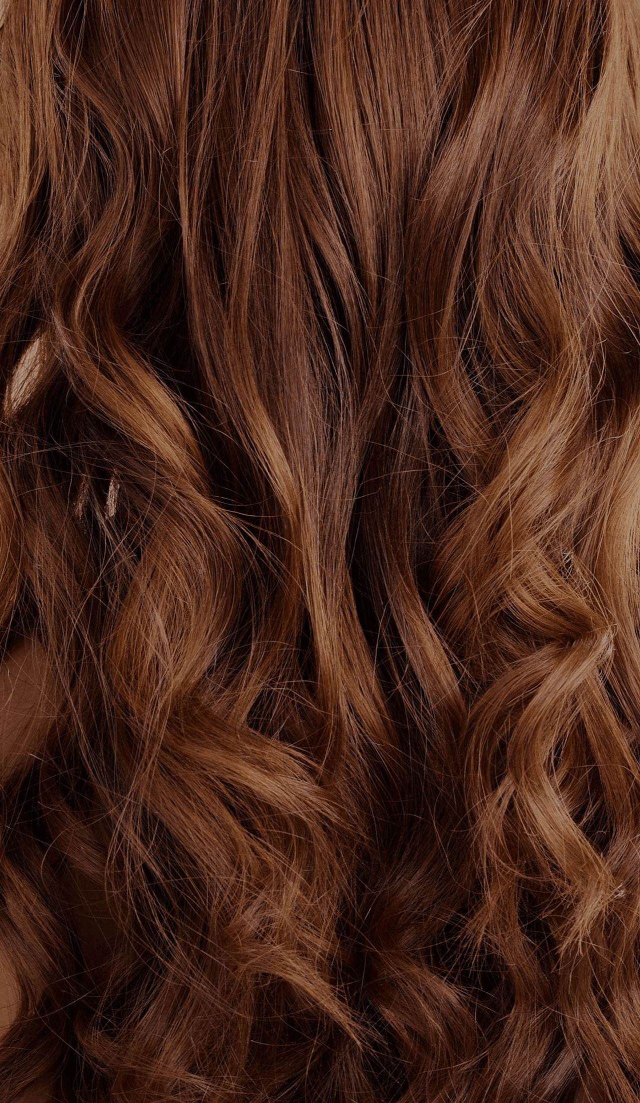 Close up of hair strands