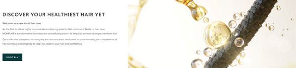 Close up of golden fluid being applied to a damaged hair fibre.