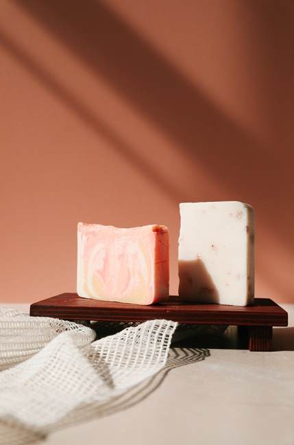 Oils in hair care Solid hair nutrition bars portrait hair care