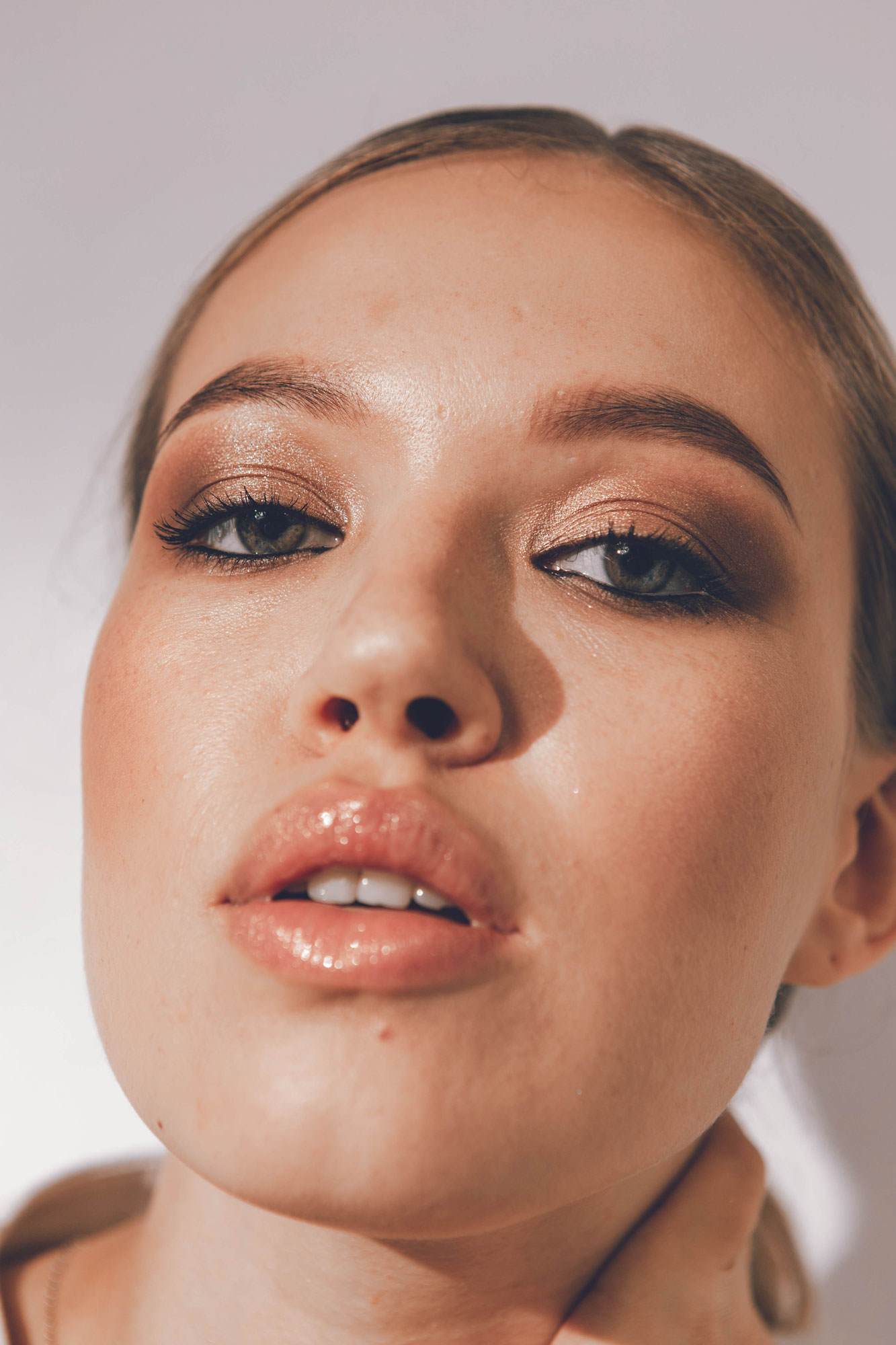 face with abstract makeup