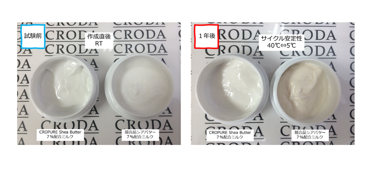 Photodegradation test result