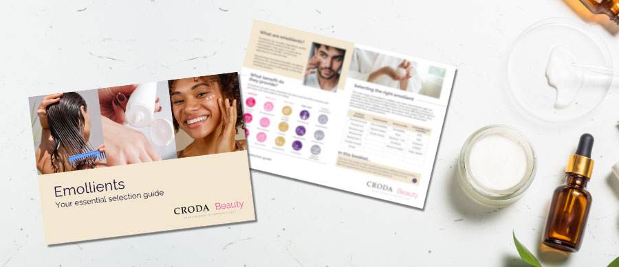 preview of two pages from the emollient selection guide