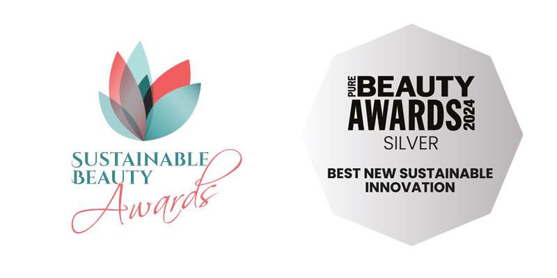 ameyezing 4 awards sustainable beauty award 2024 and pure beauty award for sustainable innovation