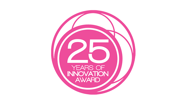 the pink logo of Matrixyl won the 25 years of innovation award