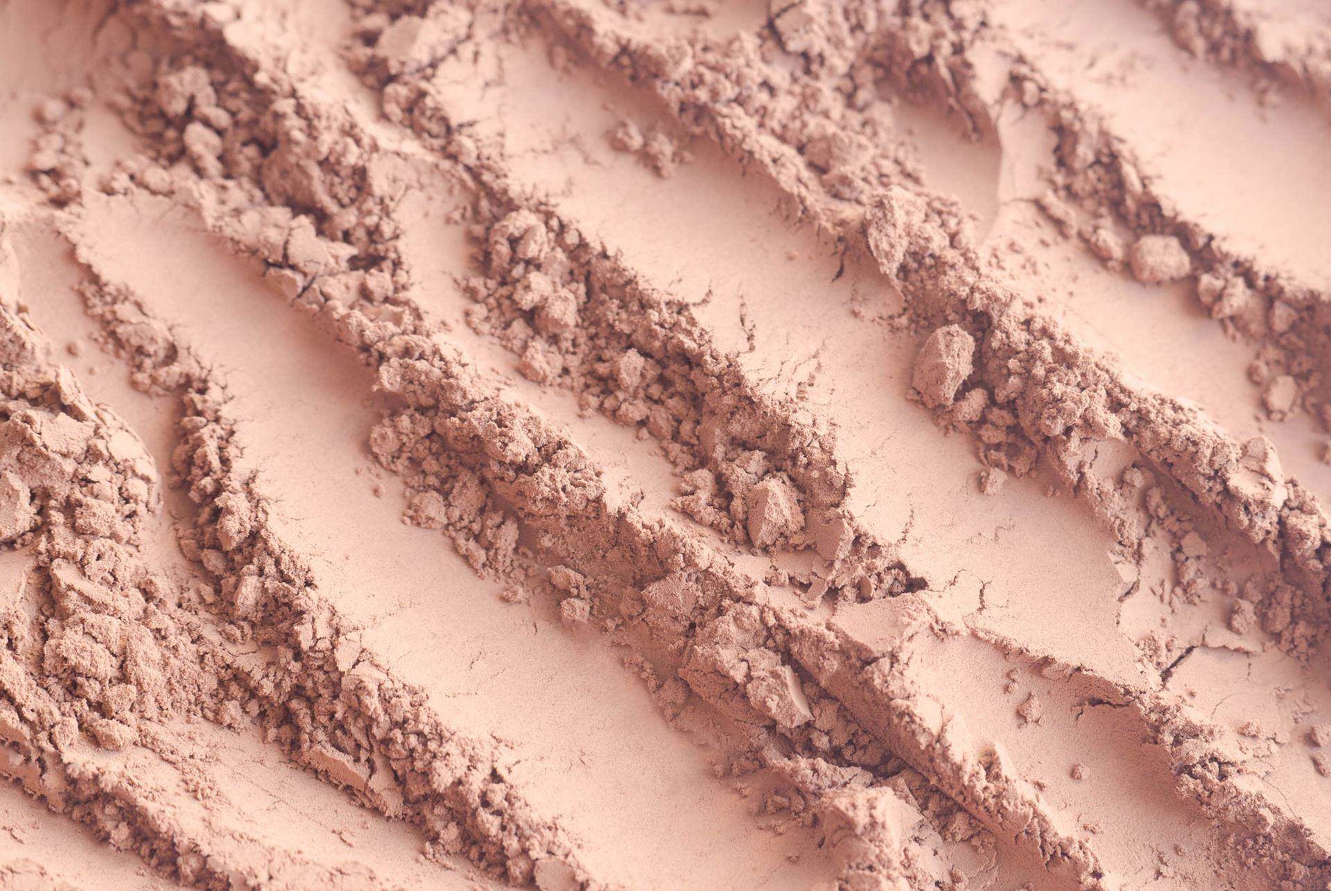 Textured pink powder