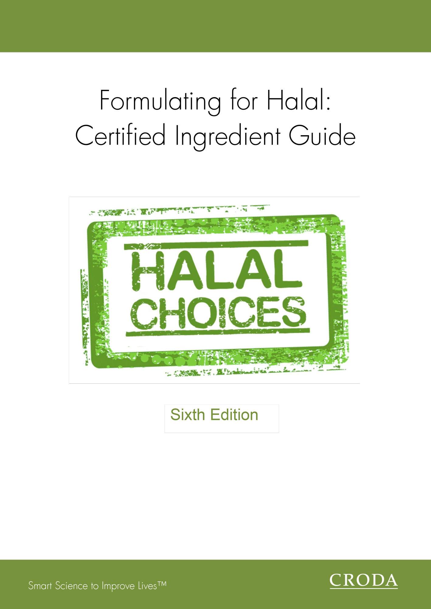 Formulating for Halal certified ingredients guide front cover