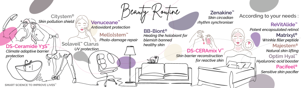 example of a beauty routine aligned with the skin’s circadian rhythm colour cosmetics actives
