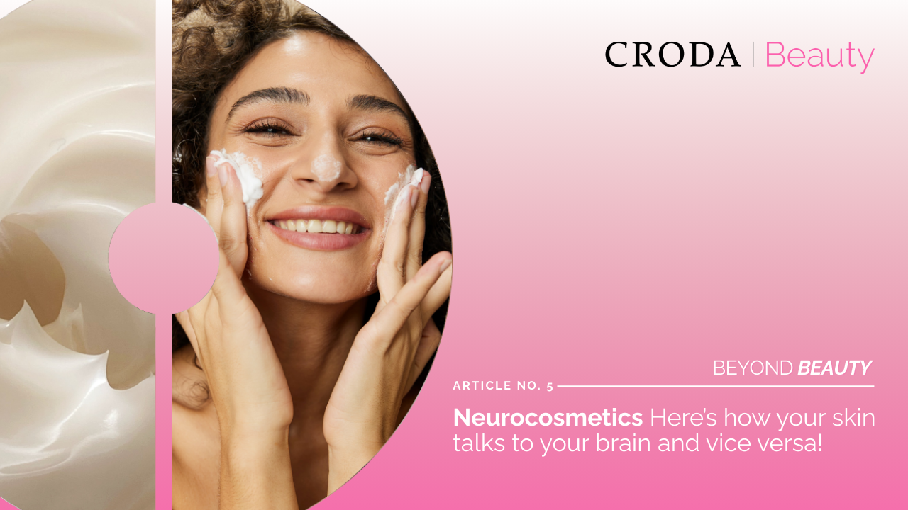 cover of the neurocosmetics newsletter linkedin 1 female