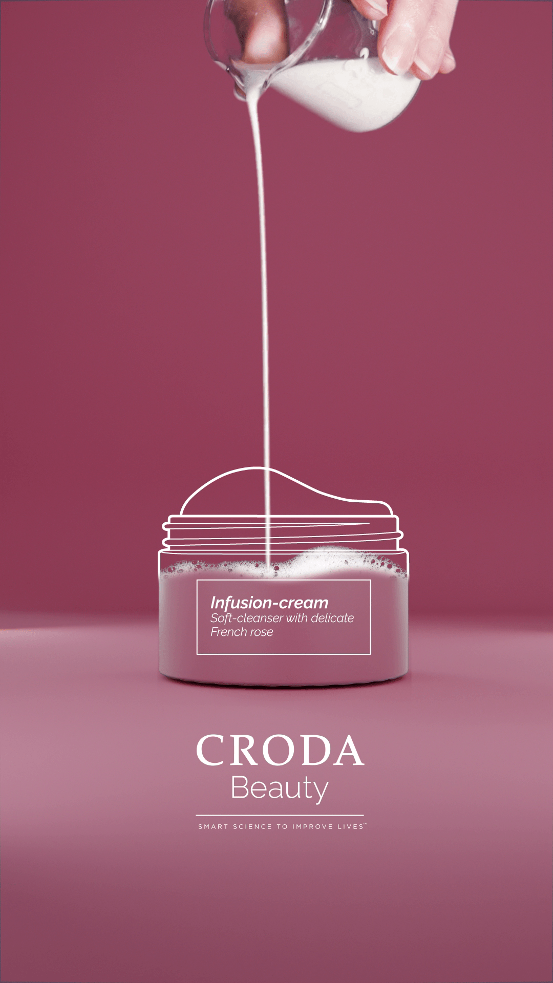 Skin cleansing formulation infusion-cream