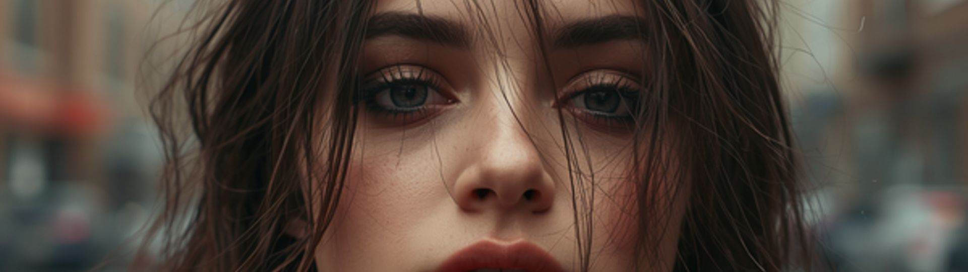 A woman of undeniable yet effortless beauty, caught up in a hectic pace of life