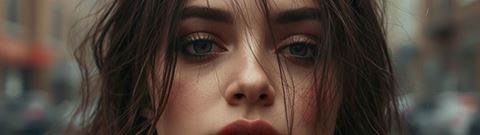 A woman of undeniable yet effortless beauty, caught up in a hectic pace of life